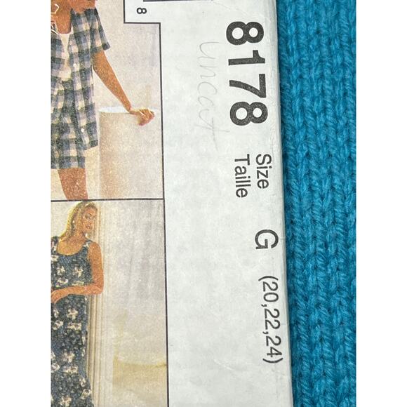McCalls 8178 Sewing pattern Dress top pants shorts jacket size 20 22 24 - Picture 2 of 7